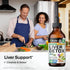 BIO KRAUTER Liver Detox Liquid - Milk Thistle, Chanca Piedra, Turmeric, Dandelion, Artichoke - Vegan Drops 4 Fl. Oz.