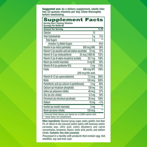 Gummy 120 Count Vitafusion Adult Vitamins for Women