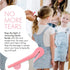 THE PONY PICK Hair Elastic Rubber Bands Cutter Tool - Easy, Pain Free, No Hair Damage (3 Packs & 50 Elastics)
