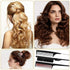 Patelai 3 Pieces Hair Styling Set - Fluffy Brush, Rat Tail Comb, Triple Teasing Comb for Back Combing (Black)