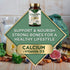 Calcium 1200 mg with Vitamin D3, 180 Tablets, Supports Bone Strength, Teeth & Immune System, Nature's Absorbable Calcium