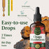 Immune Immunity 84-Day HERBAMAMA Chaga Mushroom Tincture - Vegan Support & Defense with Chaga Mushroom Extract Drops