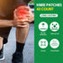 40PCS Natural Knee Relief Patches, Warming Herbal Patches for Long Lasting Joint Pain Reduction