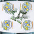 80Pcs Blue Yellow Lemons Paper Guest Napkins, 3 Ply Disposable Dinner Hand Napkin Towel for Party Supplies