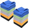Eco-Fused Microfiber Cleaning Cloth, 12x12 Inch, Pack of 20 Large Cloths for Electronics and Monitors