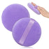 Large Size Powder Puff, 5 Inches Ultra Soft Velour Round Makeup Sponge Applicator for Face Cleaning