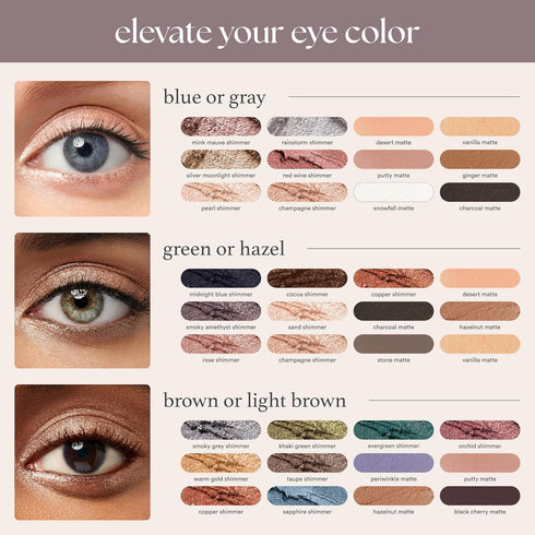Julep Eyeshadow 101 Cream-to-Powder Waterproof Shadow Stick – Rose Shimmer – Long-Lasting, Crease-Proof Eyeshadow