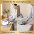 jlzzting (5pcs) Double Side Non Scratch Wire Dishcloths,Reusable Wet and Dry Wire Dishwashing Rags