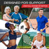 Sleeve Stars Elbow Brace for Men & Women, Tendonitis & Golfers Elbow Support with 3 Straps for Pain Relief, Black