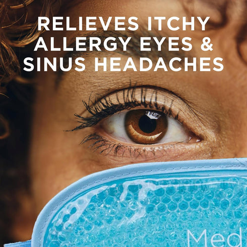 Cooling Gel Eye Mask - Reusable Cold Eye Mask for Puffy Eyes, Soothes Dark Circles, Comfortable