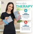 2 Pack Reusable Ice Packs for Injuries, Soft Gel Ice Pack with Velvet Fabric, Flexible Hot and Cold Set