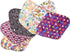 Teamoy 11.6" Reusable Washable Sanitary Pads, 6Pcs Cloth Menstrual Napkins with Wet Bag for Heavy Flow or Overnight Use