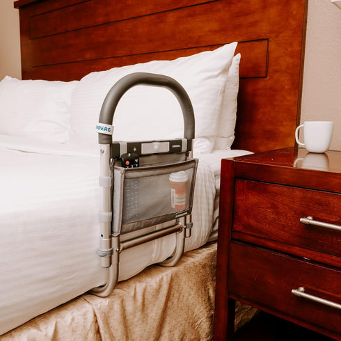 Lunderg Storage Bag for Bed Assist Rail - Replacement or Extra Bag, Lightweight & Perfect to Store Your Glasses