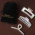 Iridescent Hair Claw Clips for Women and Girls - Colorful Strong Jaw Clips (3 Pcs)