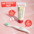 Jack N' Jill Tooth Buddy Combo Pack: Toddler Toothbrush & Strawberry Toothpaste Kit - Organic Fruit Flavor