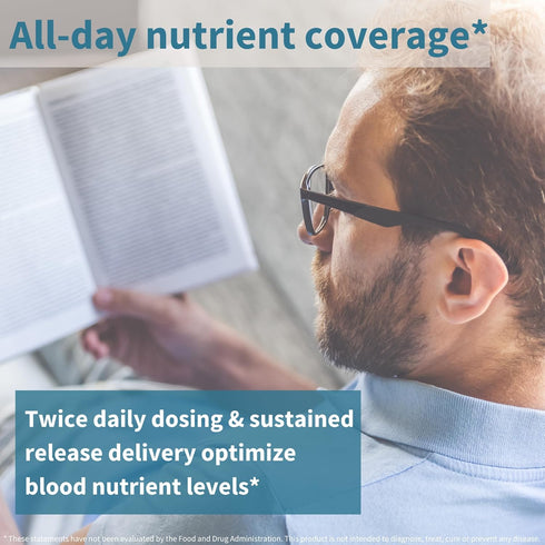 Advanced Men's Multivitamin by Igennus, High Strength Formula, Methylated B-Vitamins MTHFR Supplement, Vegan, Daily