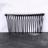 Hicarer 5 Pcs Black Metal Wire Hair Combs, 20 Teeth Twist Bridal Wedding Veil Combs