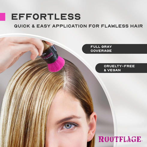 Root Touch Up Powder - Light Brown Hair Powder for Instant Temporary Touch Up