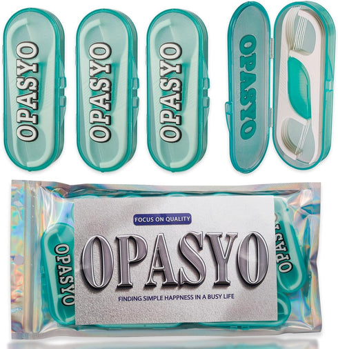 Travel Floss with Portable Dispenser, 8 Packs Floss Pick Holder for Family Travel, Dental Floss Mini Essentials (A-8