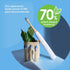 The Humble Co. Electric Toothbrush Replacement Heads 4pk, Sustainable Bamboo, BPA-Free, Compatible with Philips