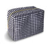 Waterproof Large Makeup Bag Pouch, Nylon Women Travel Toiletry Storage Bag, Houndstooth Cosmetic Organizer for Girls