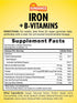 Sundance Iron Gummies | Plus B-Vitamins | 45 Vegan Gummies | Grape Flavor | Vegan, Non-GMO, and Gluten Free Supplement