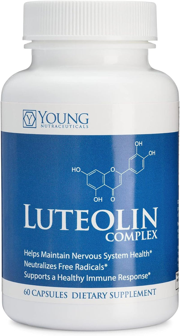Mirica YoungNutra Luteolin Complex - Supports Healthy Immune Response and Nervous System Health - 60 Capsules