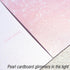 LIGHT RAIN Press on Nail Packaging - 3D Floating Frame, Storage Box Case, 24 pcs, Pink Color