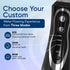 Water Dental Flosser Cordless for Teeth with Tongue Brush, 7 Nozzles, Portable Oral Irrigator, 3 Cleaning Modes