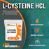 BulkSupplements.com L-Cysteine HCl Powder, Amino Acids Supplement, 500mg per Serving, 200 Servings (100 Grams)