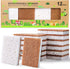 Biodegradable Natural Kitchen Sponge, Eco Friendly Compostable Cellulose Sponge with Coconut Walnut, Pack of 12