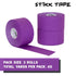 STIKK Athletic Tape - 3pk Purple Tape, 1.5 in x 15 Yards, Stabilizing & Supporting Muscles & Joints for Sports Injury