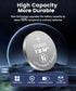 5 Pack CR2025 Lithium Coin Battery 3V for Airtag, Car Remote Key Fob, Scale, Watch - DL2025 ECR2025 BR2025