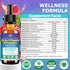 JUIWEFKK 15-in-1 B12 B6 B1 Advanced Vitamin B Complex Liquid Drops for Women Men & Kids, VIT B Complex with Vitamin C