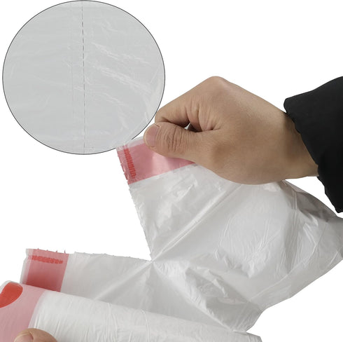 4 Gallon Drawstring Garbage Bags, 120 Counts, White Small Trash Can Liner