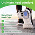 Gel Heel Pads - 6 Pcs Heel Cups for Pain Relief, Plantar Fasciitis Protectors for Sore Feet Comfort