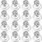 WILLBOND 60 Pieces Rhinestone Crystal Twisters Set, Spiral Hair Pin Coil for Wedding and Party