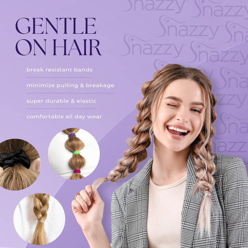 Snazzy Hair Accessories Gift Set, 670 Total for Women, Girls, Men, Boys, Teens & Adults in Storage Kit