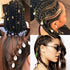 Messen Dreadlocks Jewelry Crystal Wire Wrapped Hair Accessories Imitation Wood Beads