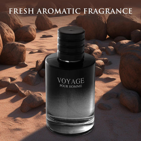 Voyage for Men Eau De Parfum - 100ml - Sophisticated Fragrance of Bergamot, Pepper, Lavender, Star Anise & Nutmeg
