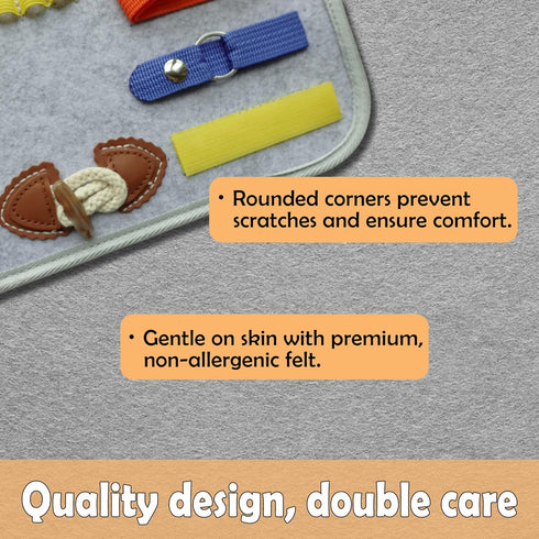Lintriguingly Fidget Blanket for Adults with Dementia, Dementia Activities for Seniors & Alzheimers Patients, Sensory