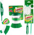 Libman Bottle & Dish Brush Kit, 3 Different Brushes & Straw Cleaner for Kitchen Use