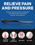 Walkhero Plantar Fasciitis Pain Relief Insoles - High Arch Support Orthotic Shoe Inserts for Flat Feet and Foot Fatigue