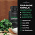 Livingood Daily Immune Support Supplement - 120 Vegetarian Capsules - Gut Health, Intestinal Cleansing, & Antioxidant