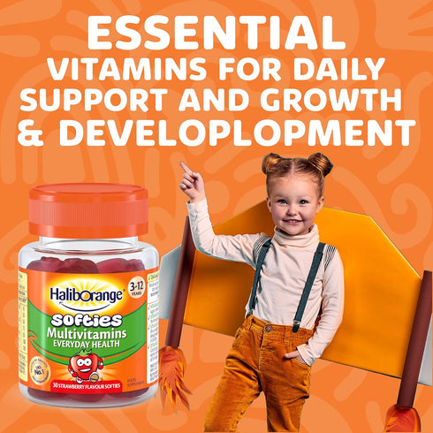 Haliborange 30 Kids Multivitamin Strawberry Softies
