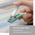 PAFASON Nail Clipper Set with Nail Catcher & Czech Float Glass Nail File, Super Sharp for Men & Women