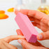 Natural and Acrylic Nail Buffing Blocks, 12-Pack 4 Sided Medium Grit Buffers, Multi-Colored