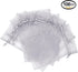 Wudygirl 100pcs Sheer Grey Organza Bags 5 x 7 Inch - Drawstring Transparent Jewelry Pouches for Party Favors