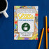 Tiny Expressions Teacher Appreciation Coffee Gift Card Holders, Set of 4 with Envelopes, School Themed