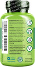 NATURELO Vitamin D - 2500 IU - Plant Based from Lichen - Natural D3 Supplement for Immune System, Bone Support, Joint Health - Vegan - Non-GMO - Gluten Free - 120 Capsules